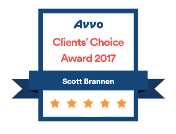 Avvo Clients' Choice 2017 - Scott Brannen