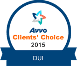 avvo clients choice 2015 DUI